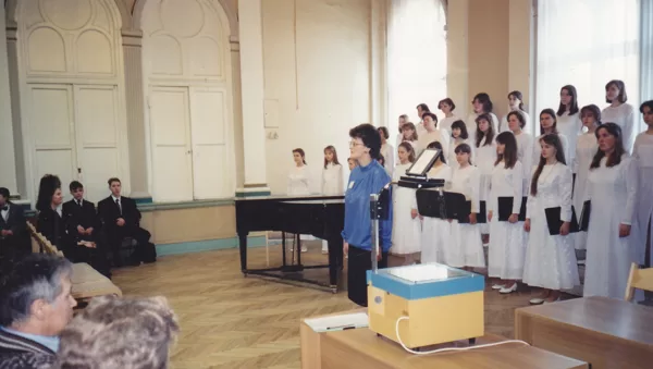 Rīga, 1995. gada pavasaris. No R.Andersones arhīva.