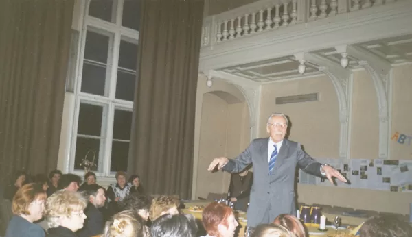 Jānis Mencis seniors. Rīga, 1997. gada pavasaris. No R.Andersones arhīva.